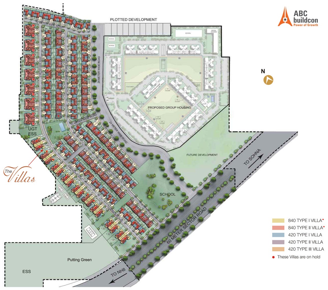 Unitech The Villas, Sector 33, Gurgaon | Unitech Resorts Gurgaon